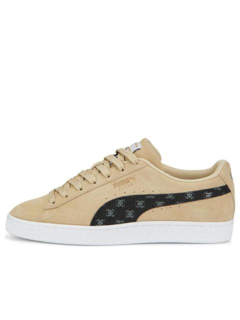 PUMA 사이트맵 Suede T7 운동화 '탄 블랙'388717-01
