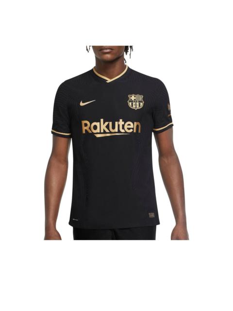 Nike Nike FC Barcelona 20/21 Vaporknit Match Away Jersey 'Black Gold' CD4184-011