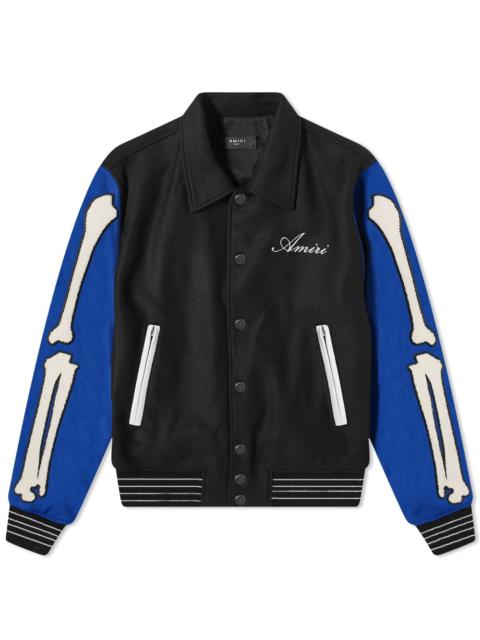 AMIRI AMIRI Bones Varsity Jacket