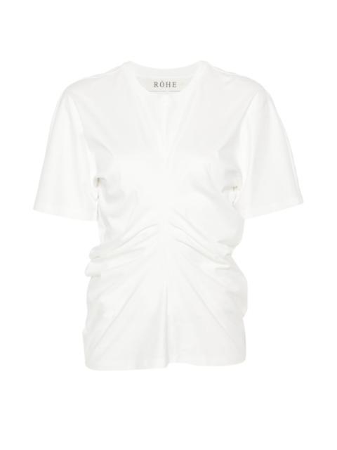 RÓHE draped T-shirt