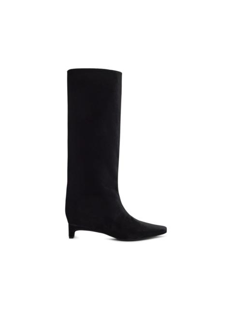 Loulou de Saison Naomi kitten-heel velvet boots