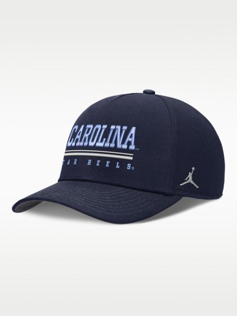 Jordan North Carolina Sideline Practice Rise Men's Jordan Brand Dri-FIT College Adjustable Hat