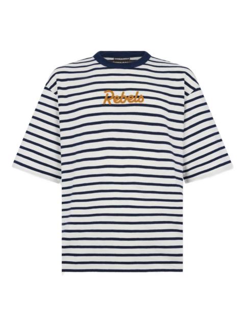 DSQUARED2 striped rebels t-shirt