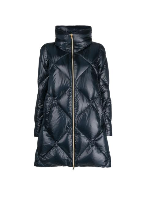 quilted zip-up puffer jacket