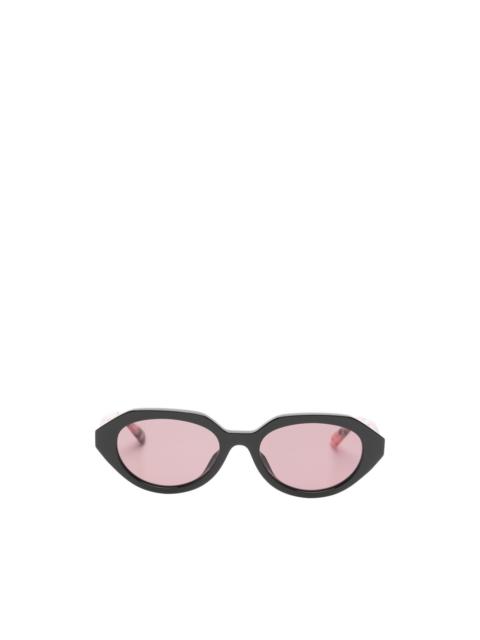GUCCI geometric-frame sunglasses
