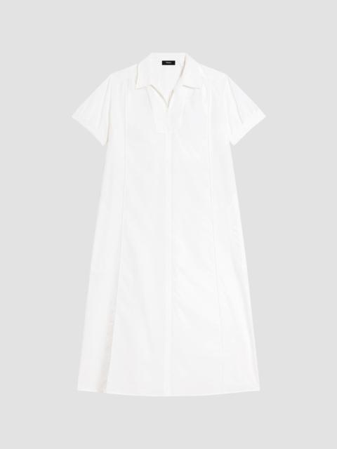 Theory Women's Cotton-Blend Shift Maxi Dress - White