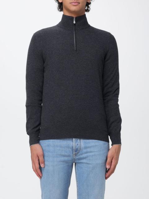 Brunello Cucinelli BRUNELLO CUCINELLI Slim Fit Half-Zip Cashmere Turtleneck Jumper