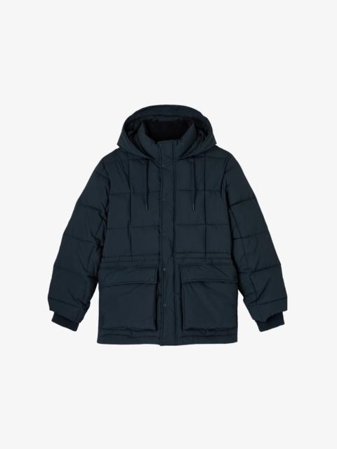 A.P.C. JOSHUA JACKET - NAVY BLUE WATER-REPELLENT PUFFER JACKET