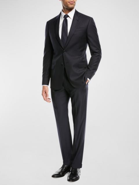 EMPORIO ARMANI Super 130s Wool Two-Piece Classic Fit Suit