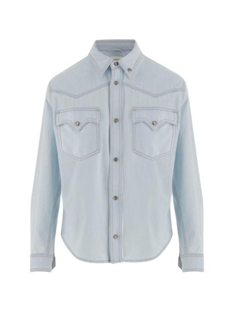 VERSACE chambray denim shirt