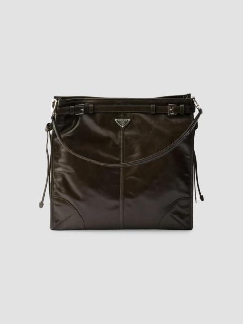 Prada Men's Bonnie Leather Shoulder Bag - Green