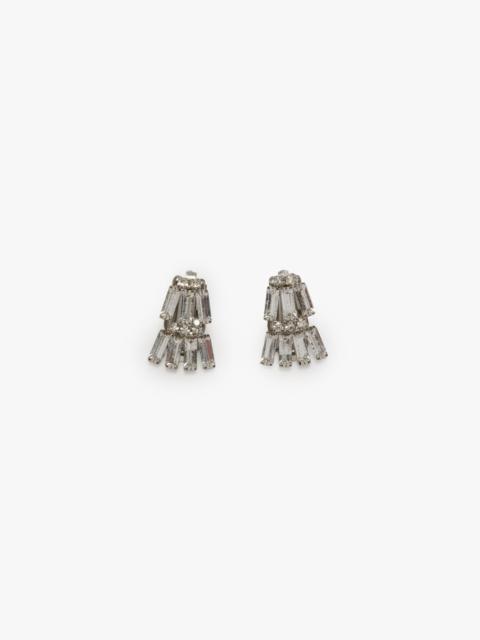 Victoria Beckham Crystal Clip Earrings