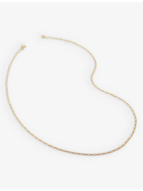MONICA VINADER Cable-chain 18ct yellow gold-plated vermeil recycled sterling-silver necklace