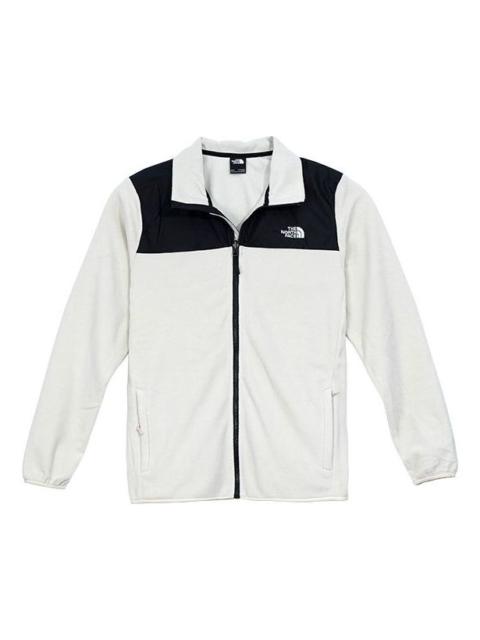 THE NORTH FACE Logo Fleece Jacket 'White' NF0A49AE-738