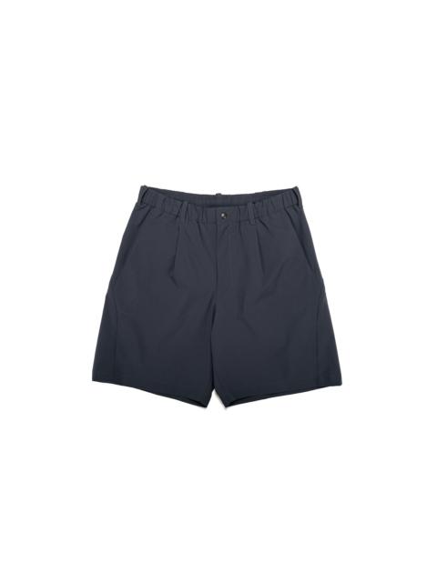 Goldwin One Tuck Light Stretch Shorts Ebony Gray