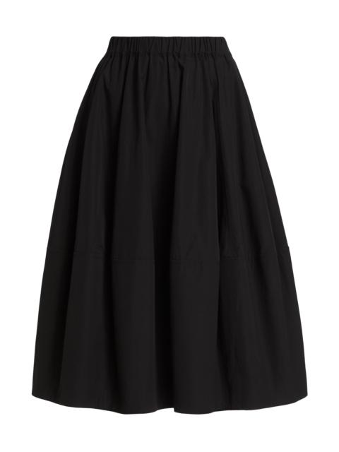 CO Women's Bubble tton Poplin Skirt - Black