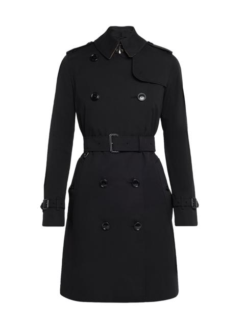 Burberry Women's Kensington Double-Breasted Trench Coat - Black
