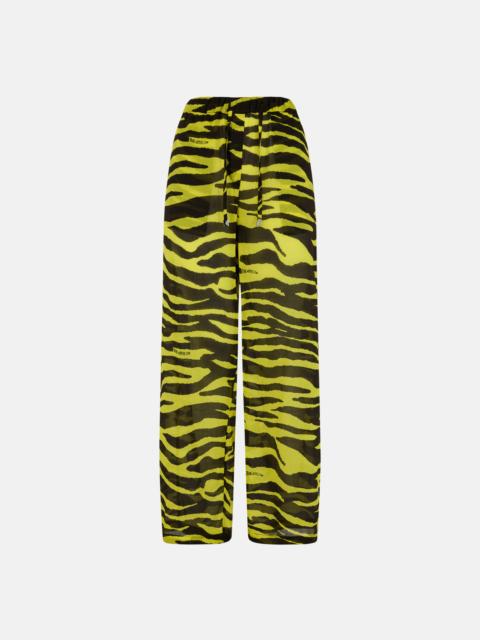THE ATTICO BLACK AND YELLOW PANTS