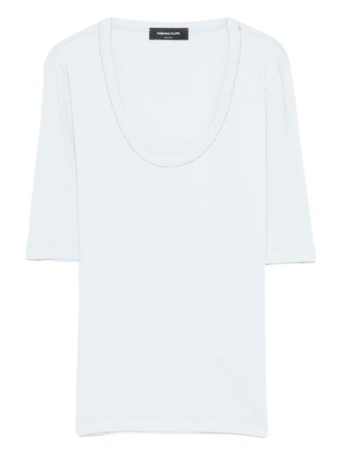 FABIANA FILIPPI scoop-neck jersey T-shirt