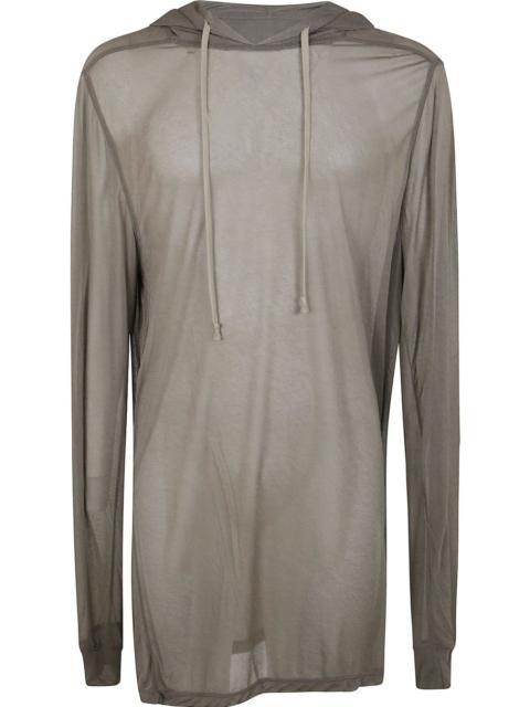 Rick Owens semi-sheer hoodie