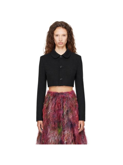 Comme des Garçons Comme des Garçons Black Wool Doeskin Jacket