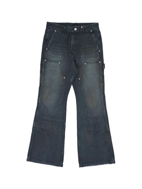 Protocol Index Carpenter Flared Denim Pants "Black" PI00021