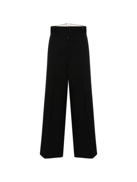 Cavalry straight-leg trousers