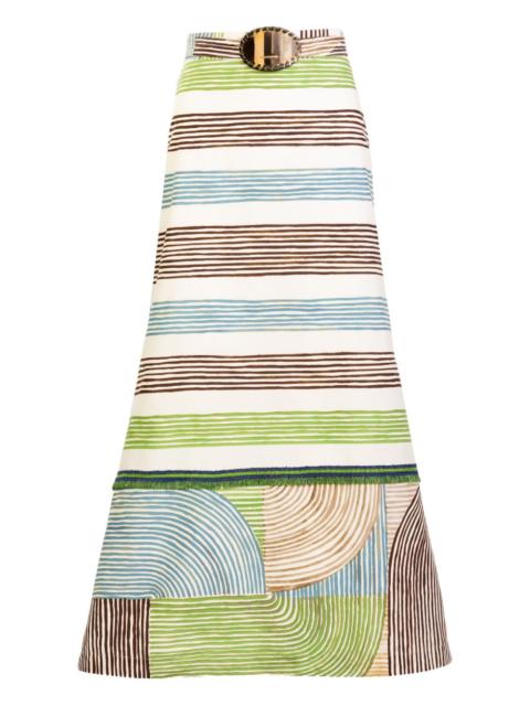 SILVIA TCHERASSI Lyla midi skirt