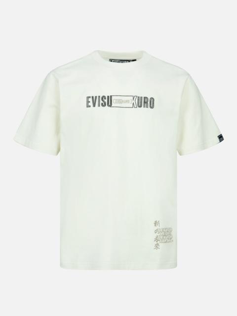 EVISU Metallic Seagull Embroidery T-Shirt