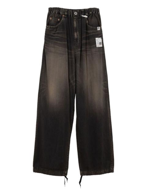 Maison MIHARAYASUHIRO washed wide-leg jeans