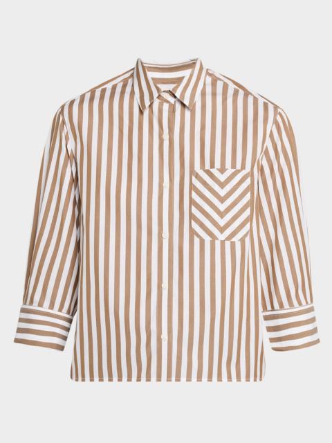 rag & bone Lucia Stripe Poplin Shirt