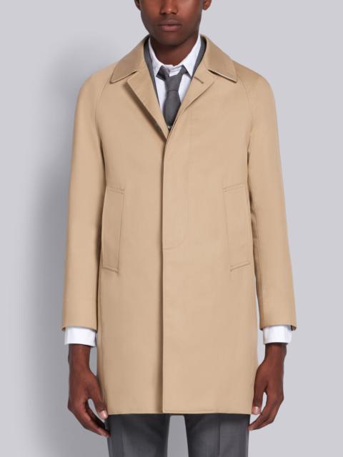 Thom Browne Khaki Mackintosh Raglan Collar Overcoat