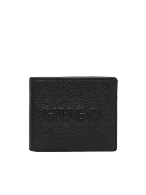 HUGO logo-embossed wallet