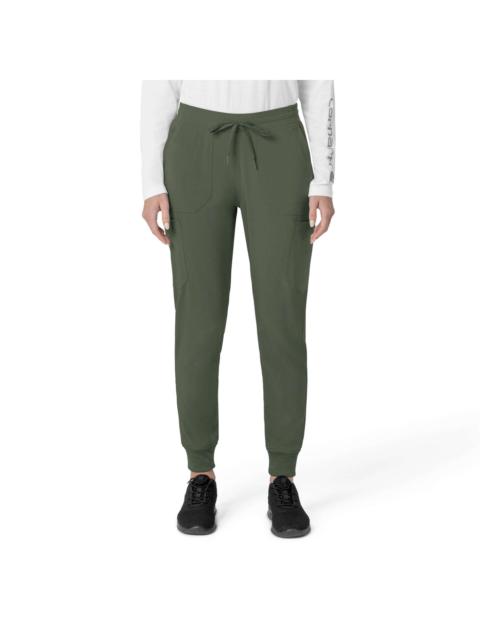 Carhartt Women's Force Cross-Flex Cargo Jogger Scrub Pant