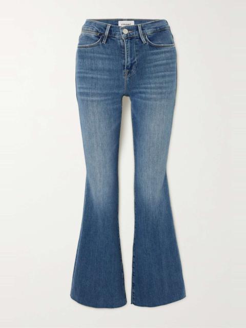 Le Easy Flare frayed jeans