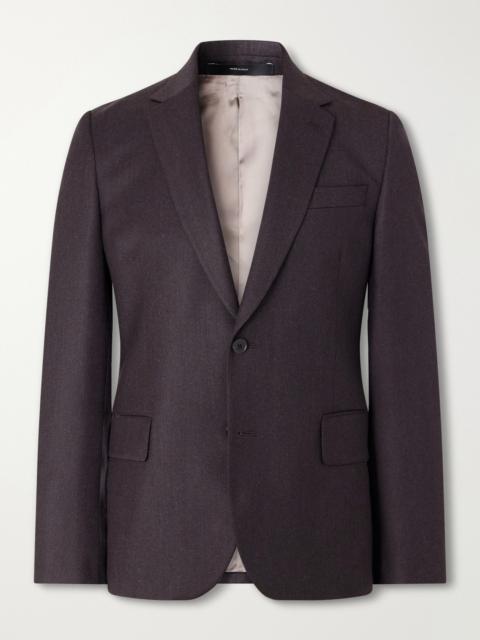 Paul Smith Wool and Cashmere-Blend Flannel Suit Jacket