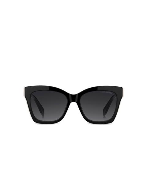 Marc Jacobs logo-plaque square-frame sunglasses