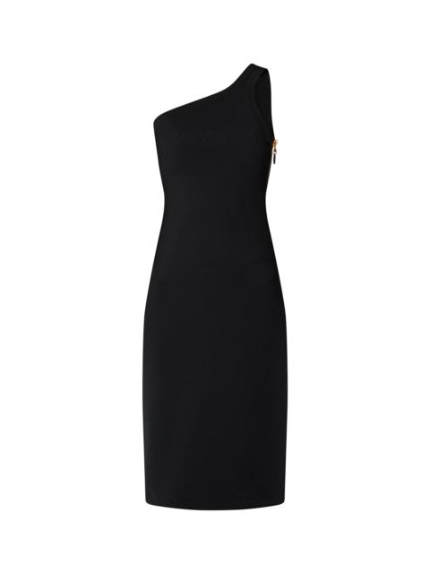 Louis Vuitton Embossed Signature Asymmetrical Dress