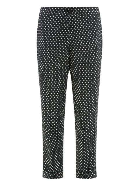 Etro polka-dot cropped trousers