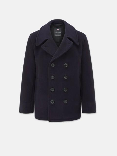 GLOVERALL Men's Admiralty Peacoat Navy