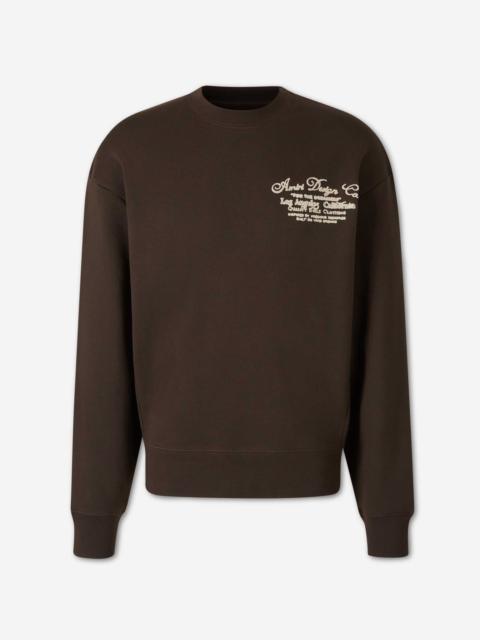 AMIRI CREW NECK SWEATSHIRT