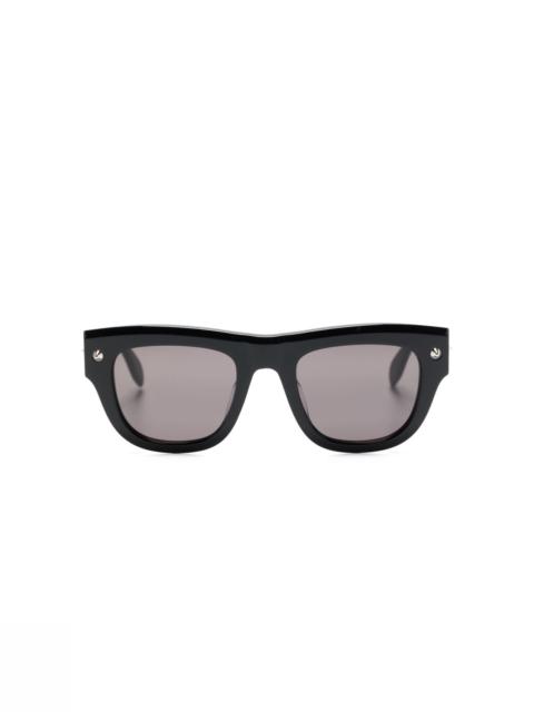 tinted square-frame sunglasses