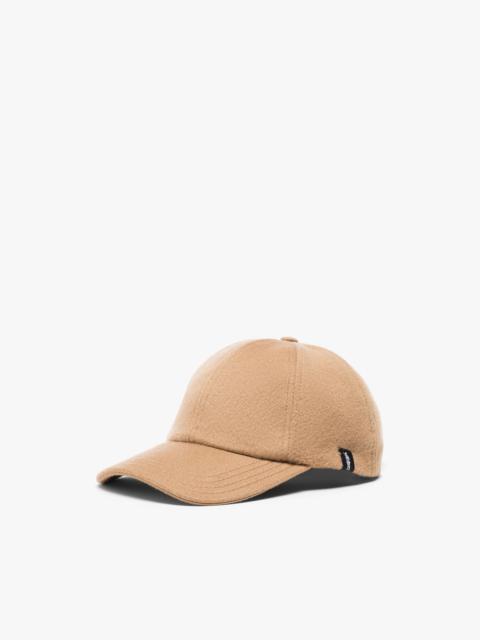 Mackintosh TIPPING BEIGE WOOL & CASHMERE BASEBALL CAP