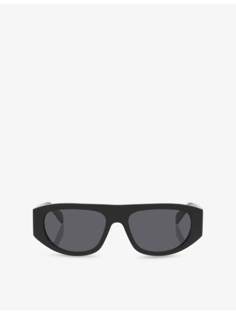 CELINE CL40334U Irregular-Frame Acetate Sunglasses