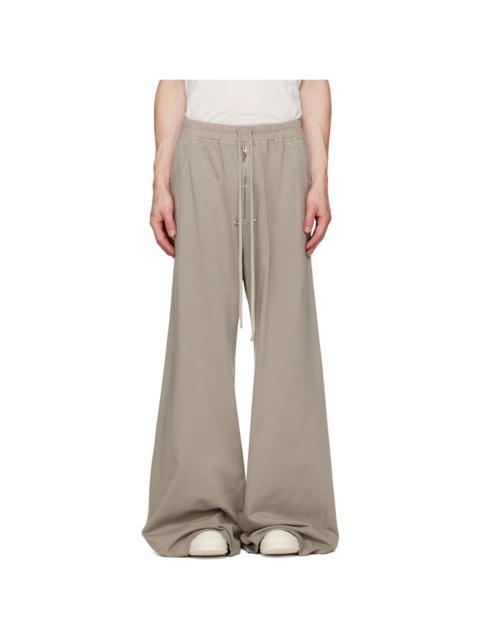 Rick Owens DRKSHDW Gray Tower Geth Belas Sweatpants