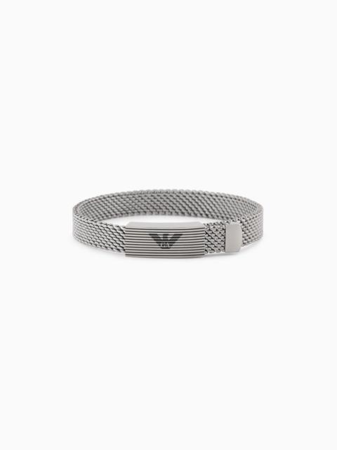 EMPORIO ARMANI STAINLESS STEEL MESH BRACELET
