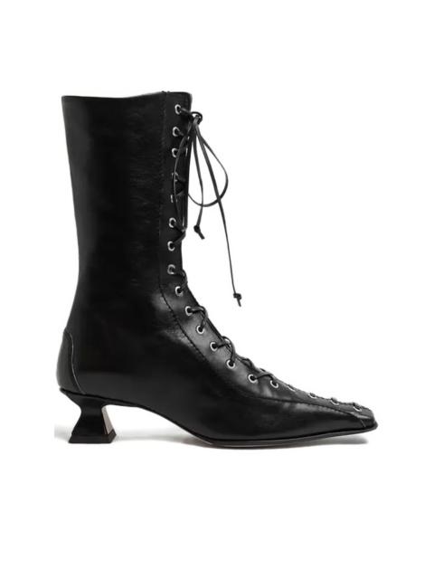 MIISTA 35mm Emile lace-up heel boots
