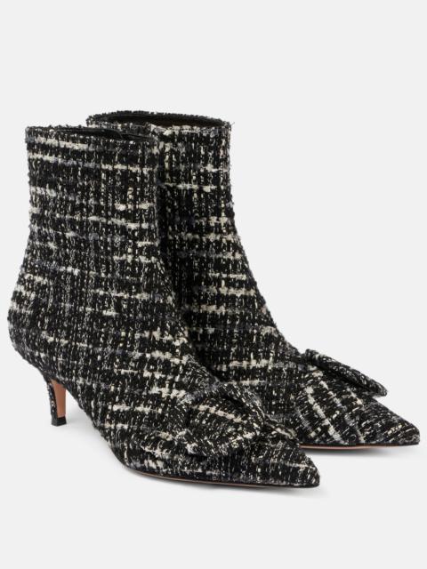 Gianvito Rossi Tweed ankle boots