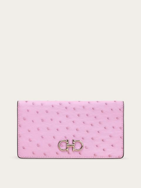 FERRAGAMO Gancini continental wallet