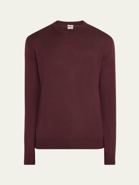 massimo alba Men's Cashmere Stocking Stitch Crewneck Sweater